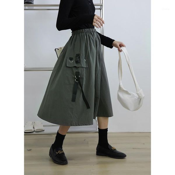 pockets elastic high waist skirts women robes mid-length spring autumn thin a-line casual skirts tm7661, Black
pockets elastic high waist skirts women robes mid-length spring autumn thin a-line casual skirts tm7661, Black