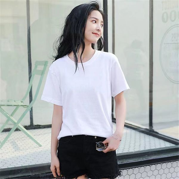 new style white bottoming shirt women t-shirt loose korean style womens t-shirt round neck spring and summer cotton womens clothing short sl
new style white bottoming shirt women t-shirt loose korean style womens t-shirt round neck spring and summer cotton womens clothing short sl
