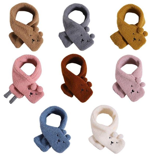 kids children winter lamb cashmere scarf cute bear embroidery neck warmer scarf, Blue;gray
kids children winter lamb cashmere scarf cute bear embroidery neck warmer scarf, Blue;gray