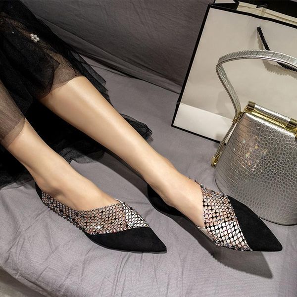sandals women's shoes flat 2021 summer thick heel single pointed side hollow rhinestone cover jelly, Black
sandals women's shoes flat 2021 summer thick heel single pointed side hollow rhinestone cover jelly, Black