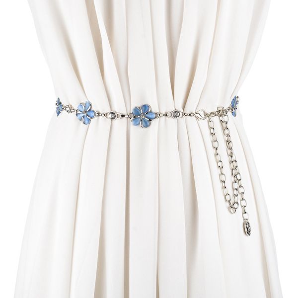 summer new metal decorative dress with fashionable rhinestone narrow belt women's korean waist chain, Black;brown
summer new metal decorative dress with fashionable rhinestone narrow belt women's korean waist chain, Black;brown