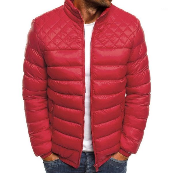 men's autumn winter zipper warm down jacket packable light solid stand collar overcoat traje de algodón masculino#31, Black
men's autumn winter zipper warm down jacket packable light solid stand collar overcoat traje de algodón masculino#31, Black
