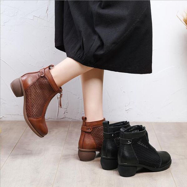 breathable sandals women's new summer all-match short tube mesh black hollow boots increase women's boots
breathable sandals women's new summer all-match short tube mesh black hollow boots increase women's boots