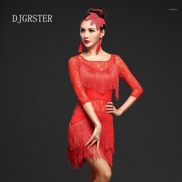 djgrster latin dance dresses suits women/girls fringes long skirt ballroom/tango/rumba/latin dresses clothings for dancer1, Black;red
djgrster latin dance dresses suits women/girls fringes long skirt ballroom/tango/rumba/latin dresses clothings for dancer1, Black;red