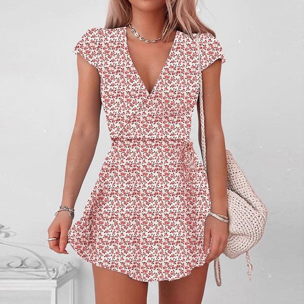 summer new floral dress exclent short sleeve v-neck high waist jumpsuit skirt 2021 fashion black friday ywfs, White
summer new floral dress exclent short sleeve v-neck high waist jumpsuit skirt 2021 fashion black friday ywfs, White