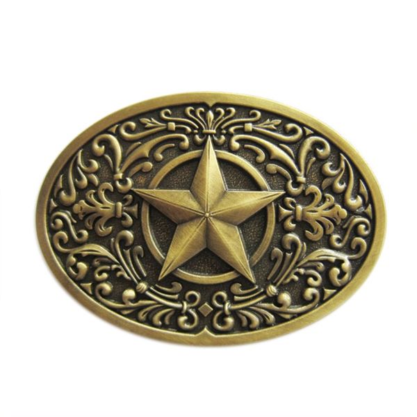 vintage bronze plated southwest western star oval belt buckle boucle de ceinture, Slivery;black
vintage bronze plated southwest western star oval belt buckle boucle de ceinture, Slivery;black
