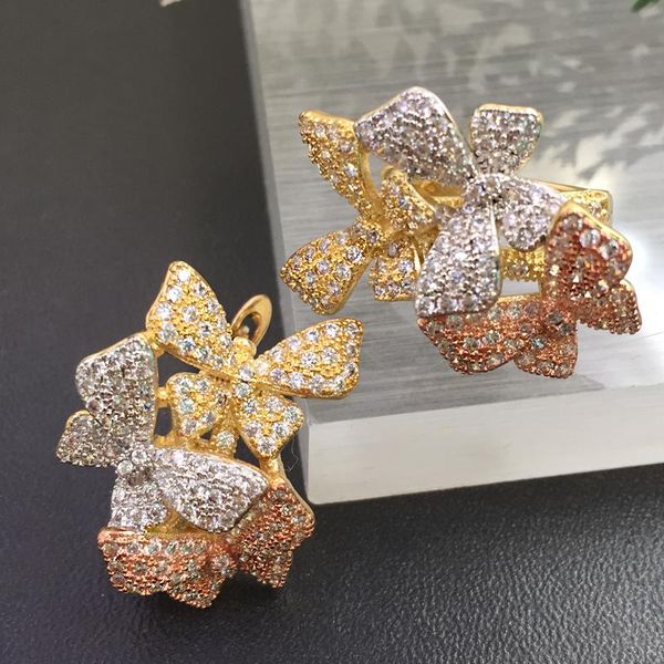 lanyika fashion jewelry trendy butterfly earrings stud micro pave zircon for girl engagement party popular earrings gift, Golden;silver
lanyika fashion jewelry trendy butterfly earrings stud micro pave zircon for girl engagement party popular earrings gift, Golden;silver