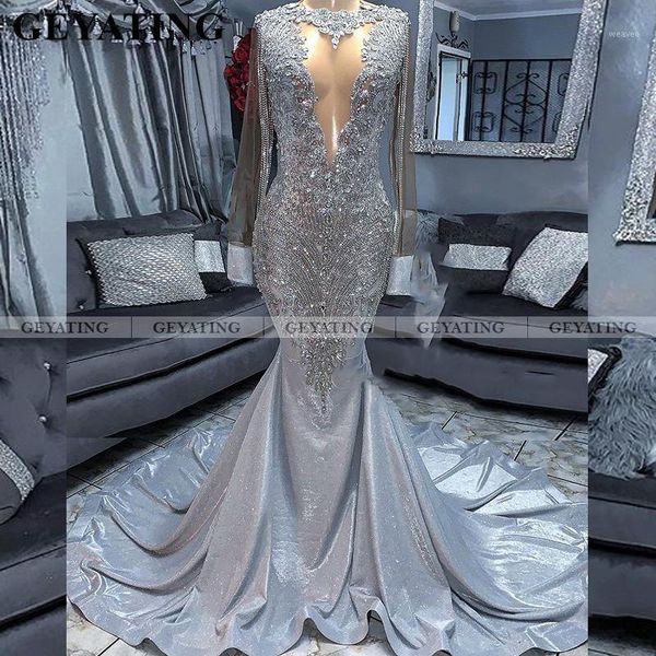 glitter sequin silver mermaid long prom dresses with sleeves tassel crystal women gala dress plus size graduation formal gowns1, White;black
glitter sequin silver mermaid long prom dresses with sleeves tassel crystal women gala dress plus size graduation formal gowns1, White;black