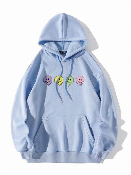 cartoon graphic drawstring thermal lined hoodie h5hw#, White;black 
cartoon graphic drawstring thermal lined hoodie h5hw#, White;black