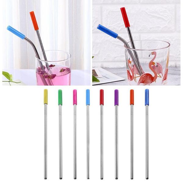 drinking straws 4pcs/set reusable silicone tips cover stainless steel straight bent straws1
drinking straws 4pcs/set reusable silicone tips cover stainless steel straight bent straws1