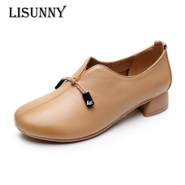 lisunny england style women pumps lady shoes 2021 fashion genuine leather mid heel female shoes casual sandals large size 35-43, Black
lisunny england style women pumps lady shoes 2021 fashion genuine leather mid heel female shoes casual sandals large size 35-43, Black