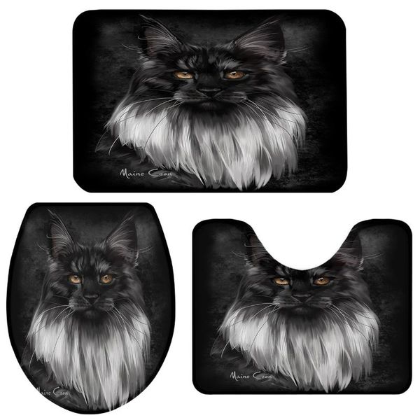 bath accessory set black cat bathroom toilet cover mat pedestal rug non-slip accessories home doormat
bath accessory set black cat bathroom toilet cover mat pedestal rug non-slip accessories home doormat