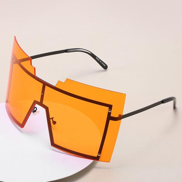 big one piece frame shield sunglasses for women new brand outdoor protection glasses female color mirror uv400 oversize shades, White;black
big one piece frame shield sunglasses for women new brand outdoor protection glasses female color mirror uv400 oversize shades, White;black