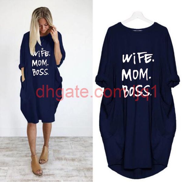 summer women letter printed dresses fashion crew neck panelled ladies dresses casual loose long sleeve apparel plus size s-5xl, Black;gray
summer women letter printed dresses fashion crew neck panelled ladies dresses casual loose long sleeve apparel plus size s-5xl, Black;gray