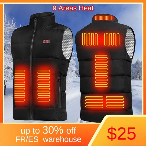 9 places electric heating vest winter thermal men women washable heated vest for outdoor sports hunting hiking fishing running, Gray;blue
9 places electric heating vest winter thermal men women washable heated vest for outdoor sports hunting hiking fishing running, Gray;blue