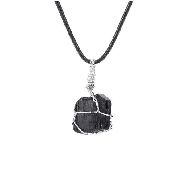 black tourmaline crystal pendant fashion clavicle chain wire wrap necklace healing crystal reiki pendant necklace for w jllyqp
black tourmaline crystal pendant fashion clavicle chain wire wrap necklace healing crystal reiki pendant necklace for w jllyqp
