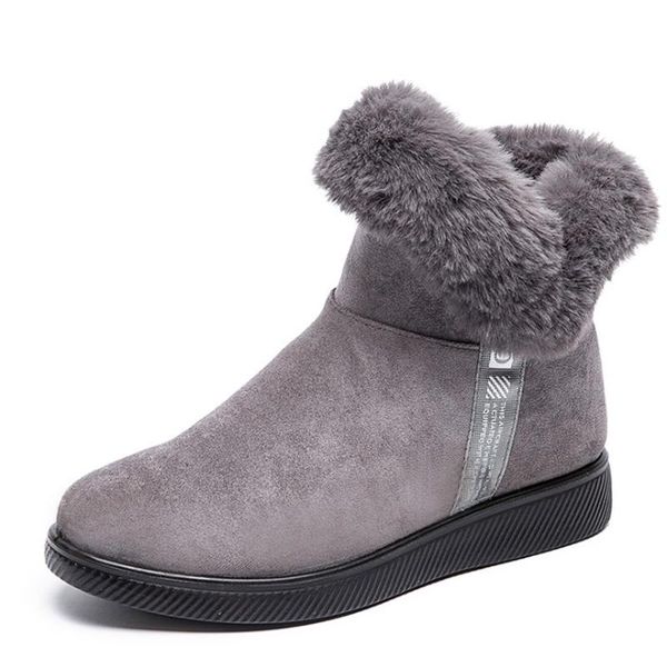 women boots snow 2020 flock women boots warm plush ankle fashion flat platform outdoor casual winter shoes, Black
women boots snow 2020 flock women boots warm plush ankle fashion flat platform outdoor casual winter shoes, Black