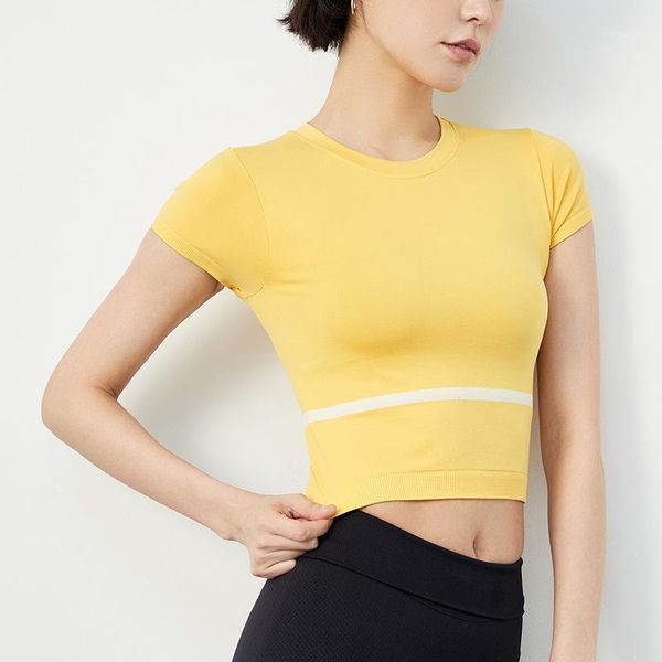 yoga outfits seamless sports crop high elastic workout vest fitness short sleeves shirt training tank running women sportswears1, White;red
yoga outfits seamless sports crop high elastic workout vest fitness short sleeves shirt training tank running women sportswears1, White;red