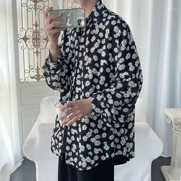 spring summer flower shirt men's fashion casual shirt streetwear society men wild loose long-sleeved shirts mens -xl1, White;black
spring summer flower shirt men's fashion casual shirt streetwear society men wild loose long-sleeved shirts mens -xl1, White;black