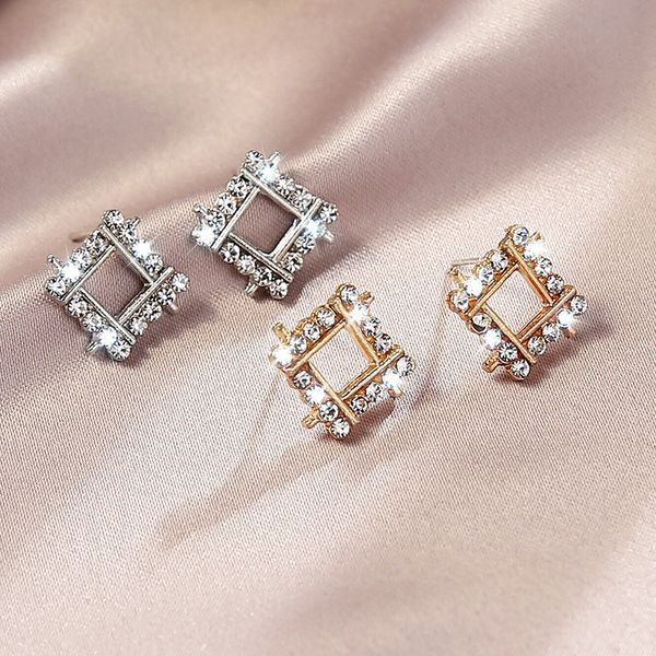 2020 s925 silver needle dongguomen wild square diamond earrings earrings fashion chic ladies style, Golden;silver
2020 s925 silver needle dongguomen wild square diamond earrings earrings fashion chic ladies style, Golden;silver
