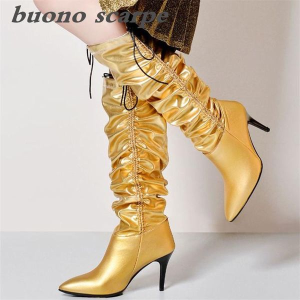 2020 fashion pleated high boots layer full leather temperament women's fashion boots, Black
2020 fashion pleated high boots layer full leather temperament women's fashion boots, Black