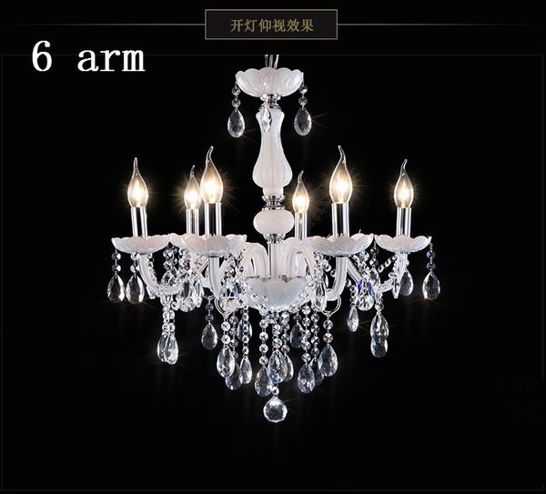 3/6/8/10/12/15/18 arm lights white led crystal chandelier living room light vintage e14
3/6/8/10/12/15/18 arm lights white led crystal chandelier living room light vintage e14