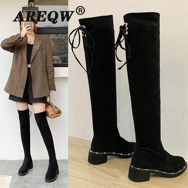 fashion black boots of the women long knee high boots for women wide calf comfort square woman
fashion black boots of the women long knee high boots for women wide calf comfort square woman
