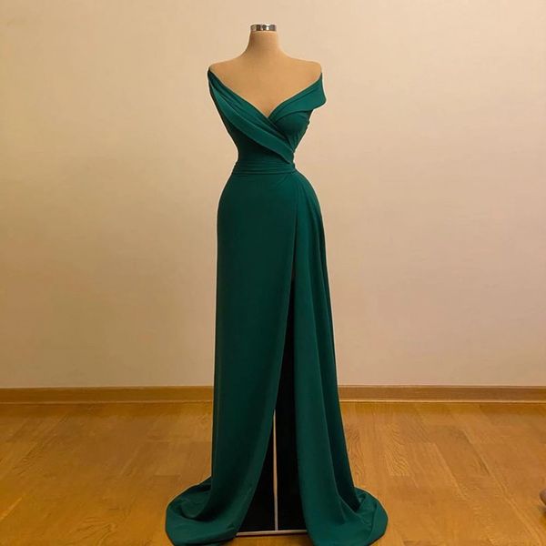 dark green lady formal evening gowns mermaid slit v-neck off the shoulder arabic dubai formal party prom long bridesmaid dresses, Black
dark green lady formal evening gowns mermaid slit v-neck off the shoulder arabic dubai formal party prom long bridesmaid dresses, Black