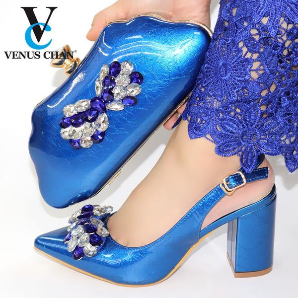 new blue matching shoes and bag set in heels matching shoes and bag set for nigerian party italian for women, Black 
new blue matching shoes and bag set in heels matching shoes and bag set for nigerian party italian for women, Black