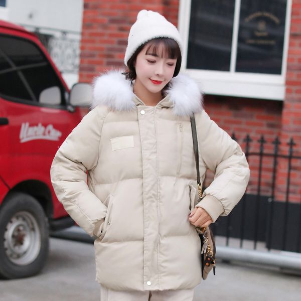 2019 winter women's jacket female cotton hooded fur collar autumn new fashion short coat casual loose women parka
2019 winter women's jacket female cotton hooded fur collar autumn new fashion short coat casual loose women parka