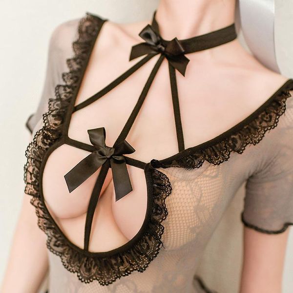 lace temptation erotic game clothing hollow out princess cosplay set women mesh see through maid nightdress set, Black;red
lace temptation erotic game clothing hollow out princess cosplay set women mesh see through maid nightdress set, Black;red