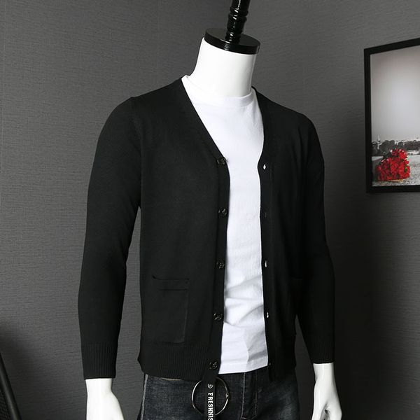 brand autumn men's wear sweater slim solid color casual jacket v-collared for man cardigan kg-531, White;black
brand autumn men's wear sweater slim solid color casual jacket v-collared for man cardigan kg-531, White;black