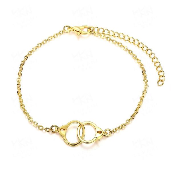 charm bracelets 18k gold plated day gift creative romantic european style handcuffs bracelet, Golden;silver
charm bracelets 18k gold plated day gift creative romantic european style handcuffs bracelet, Golden;silver