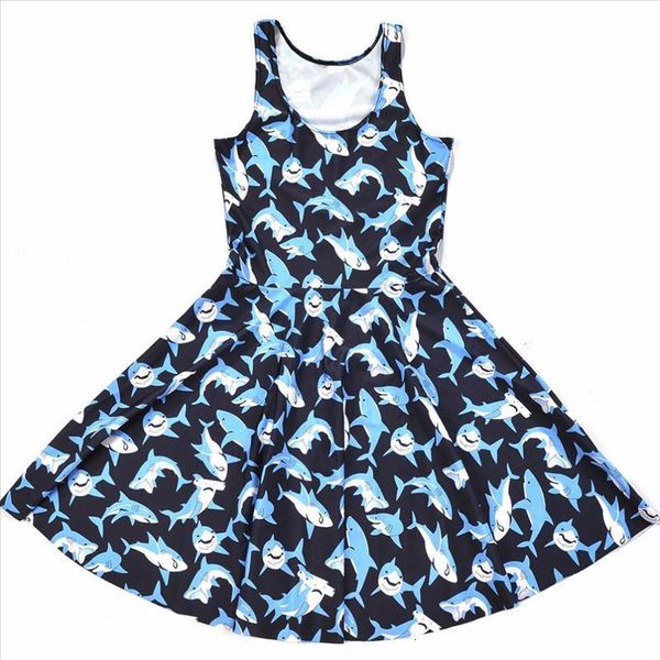 drop ship new dress girls slim women dress digital print submarine shark jump dress summer sleeveless beach vestidos, Black;gray
drop ship new dress girls slim women dress digital print submarine shark jump dress summer sleeveless beach vestidos, Black;gray