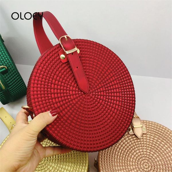 vintage fashion frosted round women shoulder bags ladies zipper circular jelly handbag handmade custom weave handbag bolso mujer
vintage fashion frosted round women shoulder bags ladies zipper circular jelly handbag handmade custom weave handbag bolso mujer