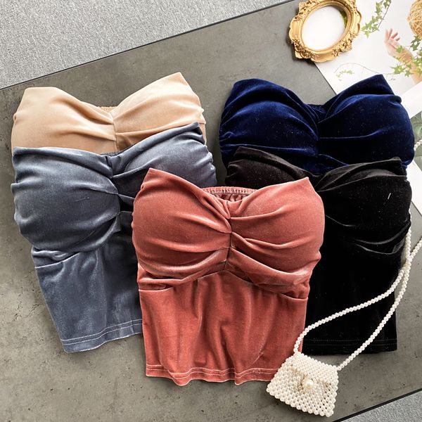2021 new female retro-velour strapless v-sleeveless thin harvesting summer off the shoulder velvet tank cyqs, White
2021 new female retro-velour strapless v-sleeveless thin harvesting summer off the shoulder velvet tank cyqs, White