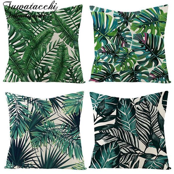 cushion/decorative pillow fuwatacchi tropical plant linen 100% cushion cover palm leaves throw green nature pillowcases 45x45 square1
cushion/decorative pillow fuwatacchi tropical plant linen 100% cushion cover palm leaves throw green nature pillowcases 45x45 square1