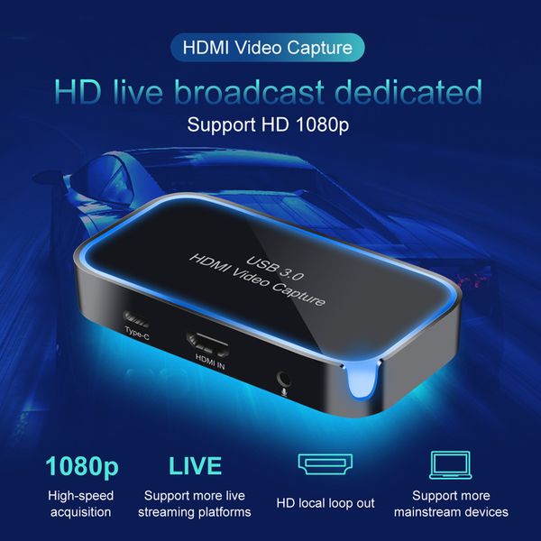 capture card, gaming recorder card, 1080p 60fps hdmi usb3.0 video/audio capture recorder device
capture card, gaming recorder card, 1080p 60fps hdmi usb3.0 video/audio capture recorder device
