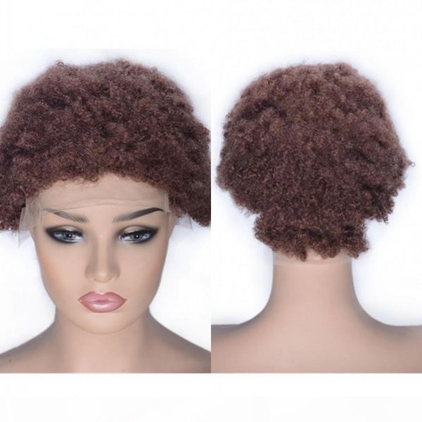 human hair lace front wig kinky curly pre plucked hairline 33# mongolian human hair wig medium size cap, Black;brown
human hair lace front wig kinky curly pre plucked hairline 33# mongolian human hair wig medium size cap, Black;brown