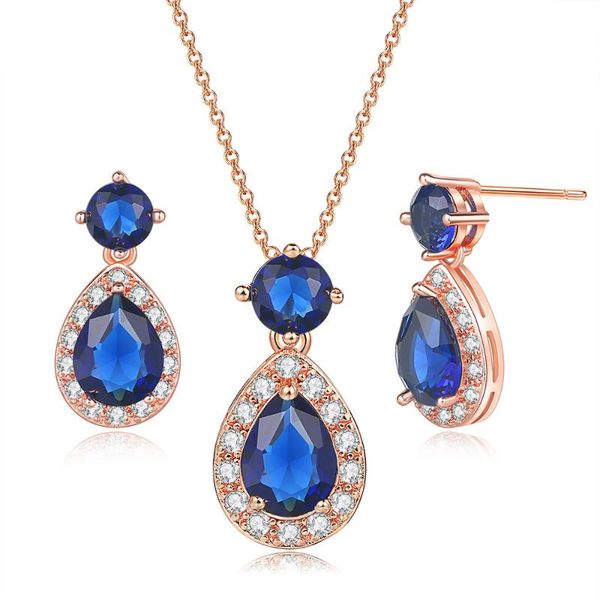 chains tengtengfit gold plated deep blue cubic zircon and sapphire earings teardrop pendantnecklace sets, Silver
chains tengtengfit gold plated deep blue cubic zircon and sapphire earings teardrop pendantnecklace sets, Silver