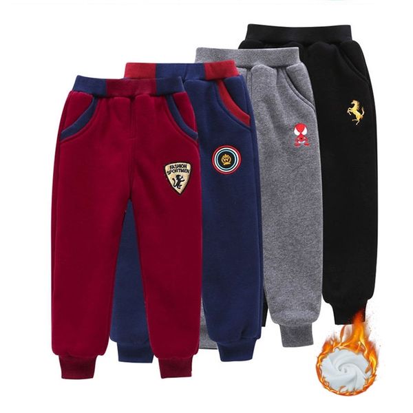 brand boy pants winter thicken trousers with velvet lining boy pencil pants children's clothing warm sweatpants for girls 211224, Blue
brand boy pants winter thicken trousers with velvet lining boy pencil pants children's clothing warm sweatpants for girls 211224, Blue