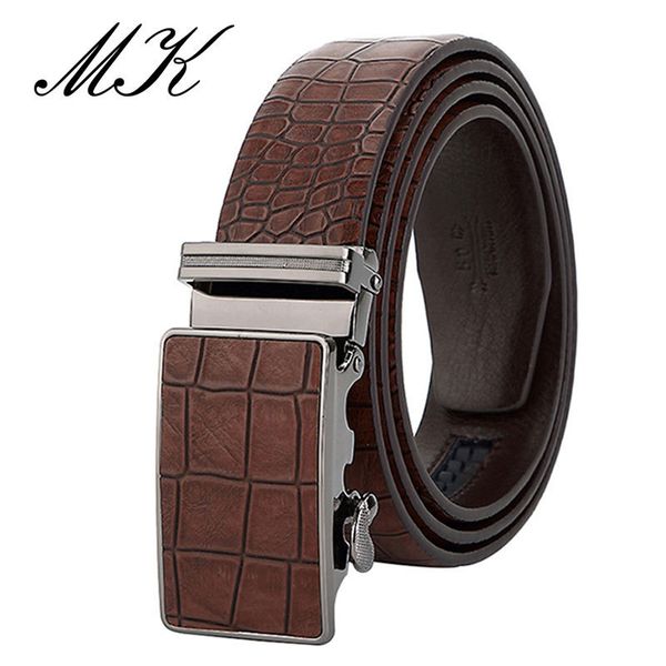maikun men's automatic belts for men leather belt for business casual crocodile pattern belt 201112, Black;brown
maikun men's automatic belts for men leather belt for business casual crocodile pattern belt 201112, Black;brown
