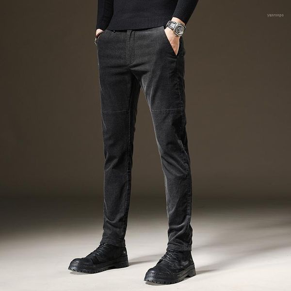2020 winter corduroy pants men green trousers mens slim casual long pants male black office work1
2020 winter corduroy pants men green trousers mens slim casual long pants male black office work1