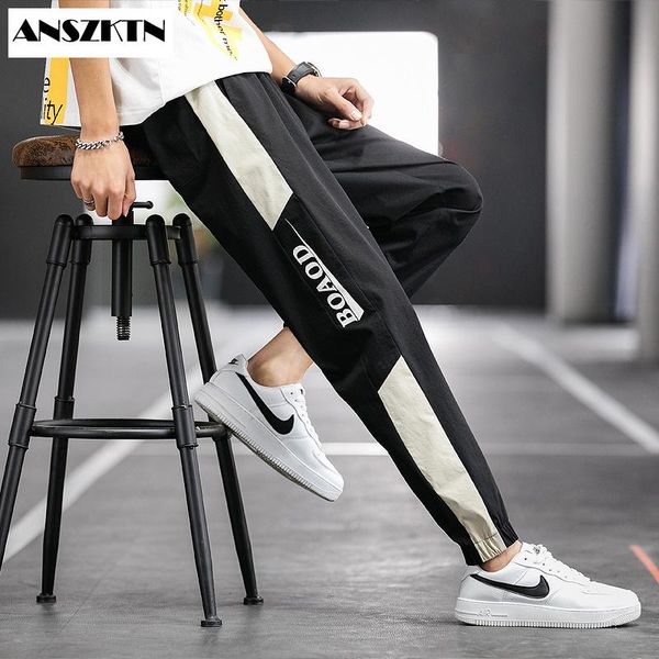 men's pants anszktn arrivals slim fitness sports thin jogger cotton casual skinny stretchy colored slacks trousers, Black
men's pants anszktn arrivals slim fitness sports thin jogger cotton casual skinny stretchy colored slacks trousers, Black