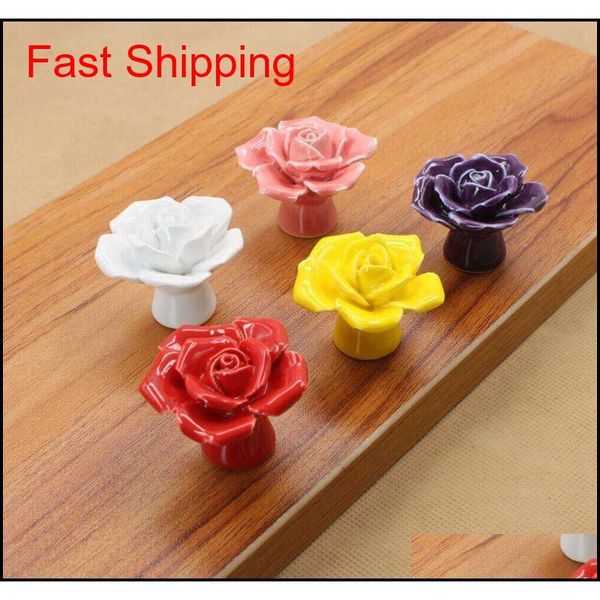 ceramic rose cabinet knob drawer dresser kids furniture pull handle simple and moder qylbpl dh_seller2010
ceramic rose cabinet knob drawer dresser kids furniture pull handle simple and moder qylbpl dh_seller2010