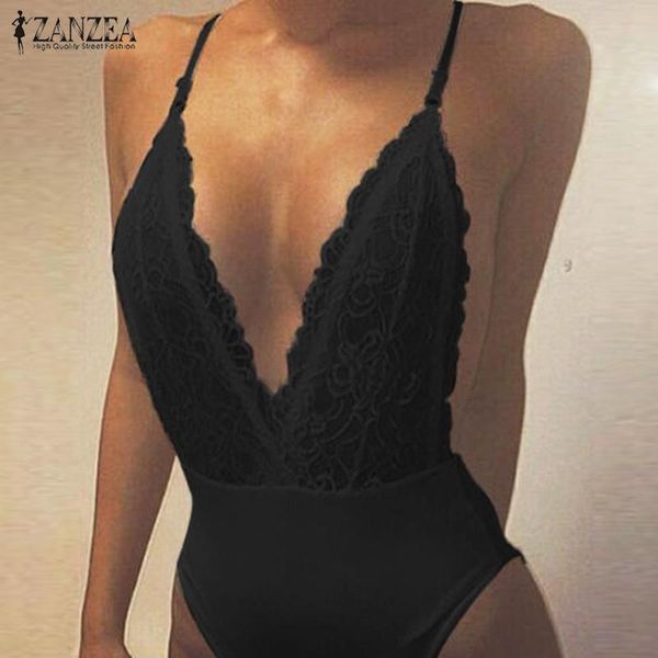 summer fashion rompers women jumpsuit deep v neck sleeveless spaghetti strap backless playsuits lace solid bodysuits, Black;white
summer fashion rompers women jumpsuit deep v neck sleeveless spaghetti strap backless playsuits lace solid bodysuits, Black;white