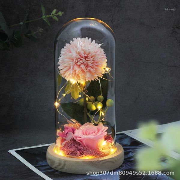 new year gift rose preserved fresh flower finished real flower glass cover ornaments valentine's day gift delivery1
new year gift rose preserved fresh flower finished real flower glass cover ornaments valentine's day gift delivery1