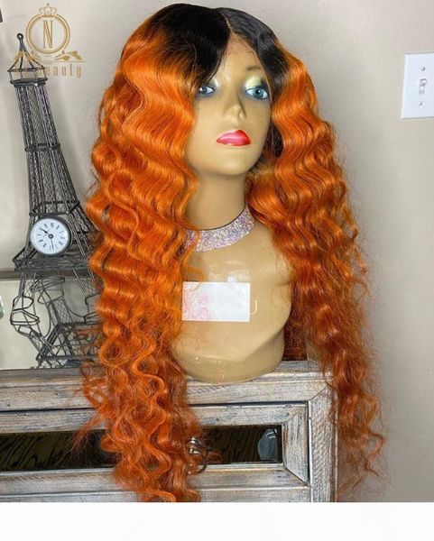 blonde orange human hair wigs deep wave ombre colored t lace wig ginger blonde part lace front wig for black women nabeauty remy, Black;brown
blonde orange human hair wigs deep wave ombre colored t lace wig ginger blonde part lace front wig for black women nabeauty remy, Black;brown