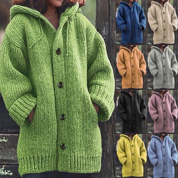 sweter damski kobieta swetry women casual warm loose button hoodie knitted sweater knitting jumper long blouse sweater, White
sweter damski kobieta swetry women casual warm loose button hoodie knitted sweater knitting jumper long blouse sweater, White
