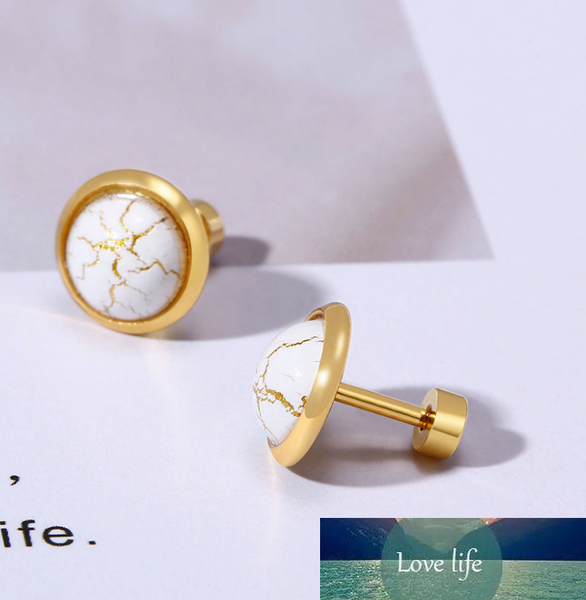 fa0001 gold round stone design earring studs elegant fashion women jewelry girl gifts, Golden;silver
fa0001 gold round stone design earring studs elegant fashion women jewelry girl gifts, Golden;silver
